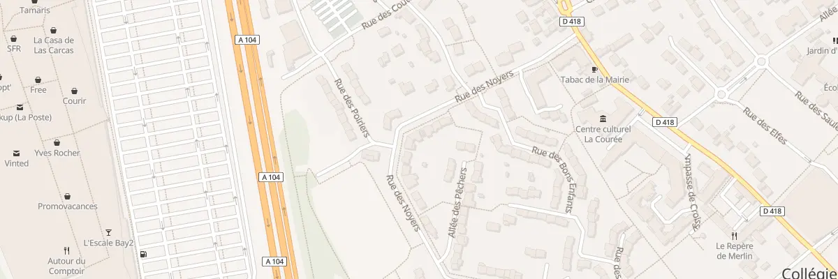 Plan du 7 Rue des Noyers à Collégien