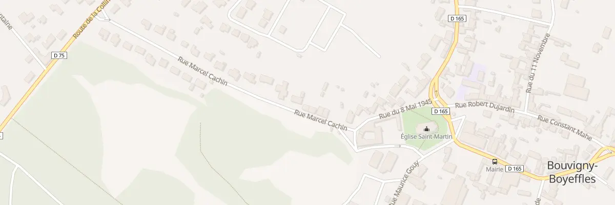 Plan du 8 Rue Marcel Cachin à Bouvigny-Boyeffles