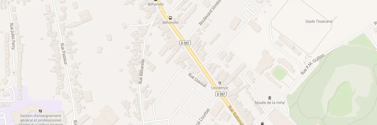 Plan du 318 Rue Nationale à Nœux-les-Mines