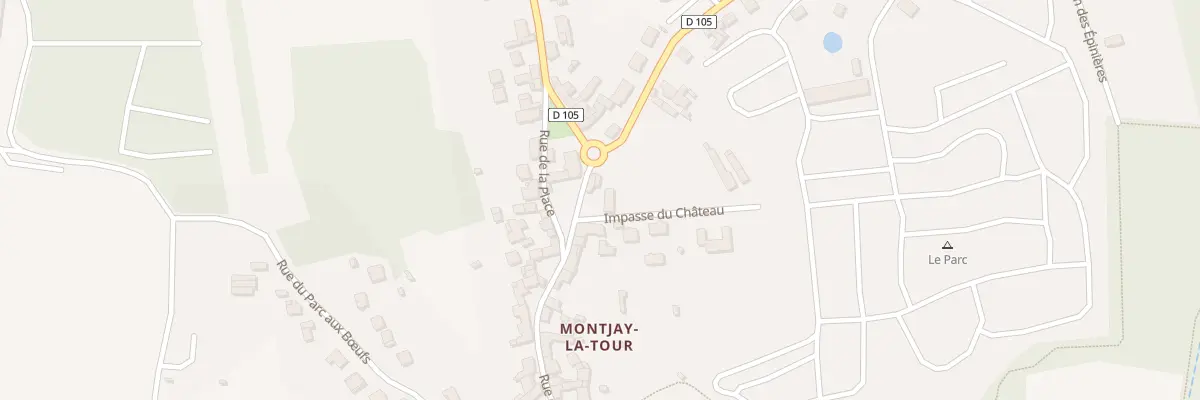 Plan du 1 Rue de la Tour à Villevaudé