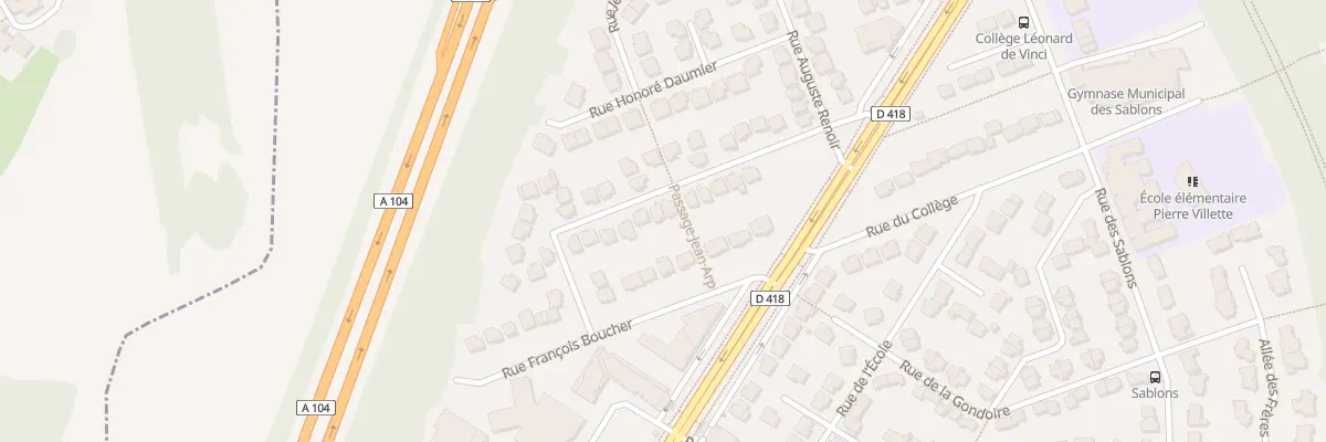 Plan du 13 Rue Gustave Courbet à Saint-Thibault-des-Vignes