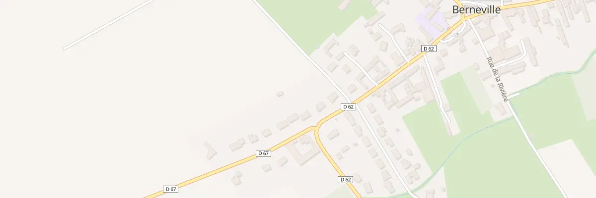 Plan du 6 Rte de Simencourt à Berneville