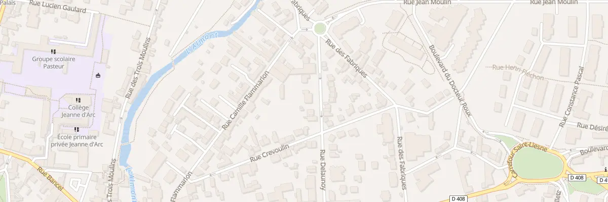Plan du 21 Rue Delaunoy à Melun