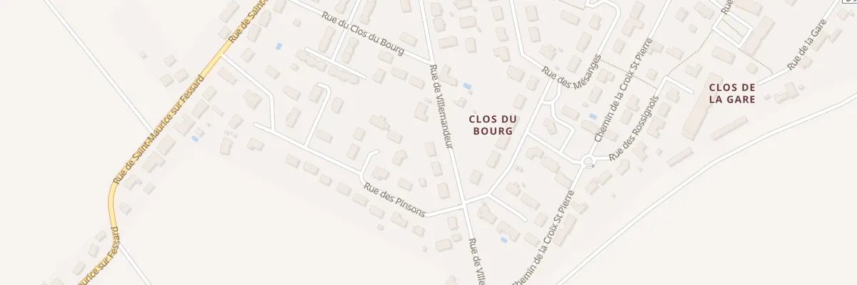 Plan du 310 Rue de Villemandeur à Pannes