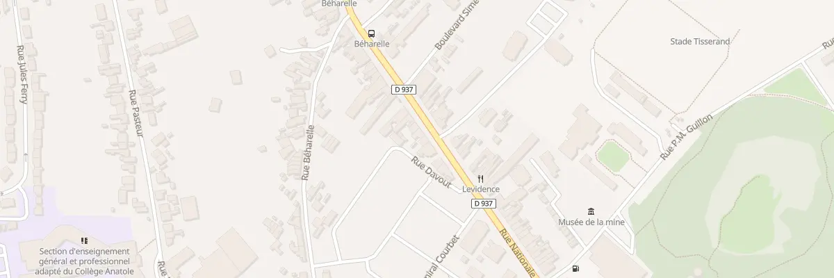Plan du 318B Rue Nationale à Nœux-les-Mines