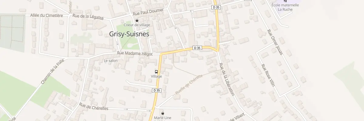 Plan du 5 Rue Madame Hégot à Grisy-Suisnes