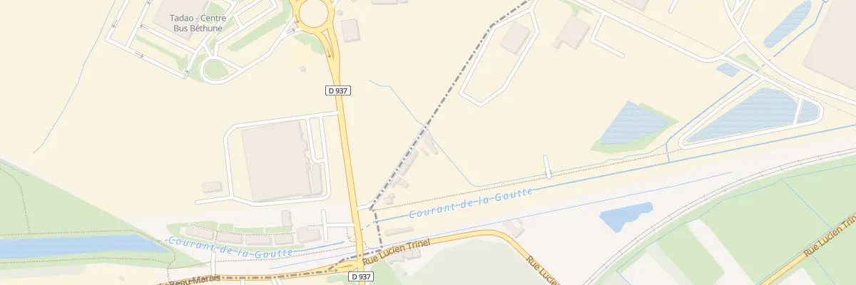 Plan du 1746 Rue Lucien Trinel à Beuvry