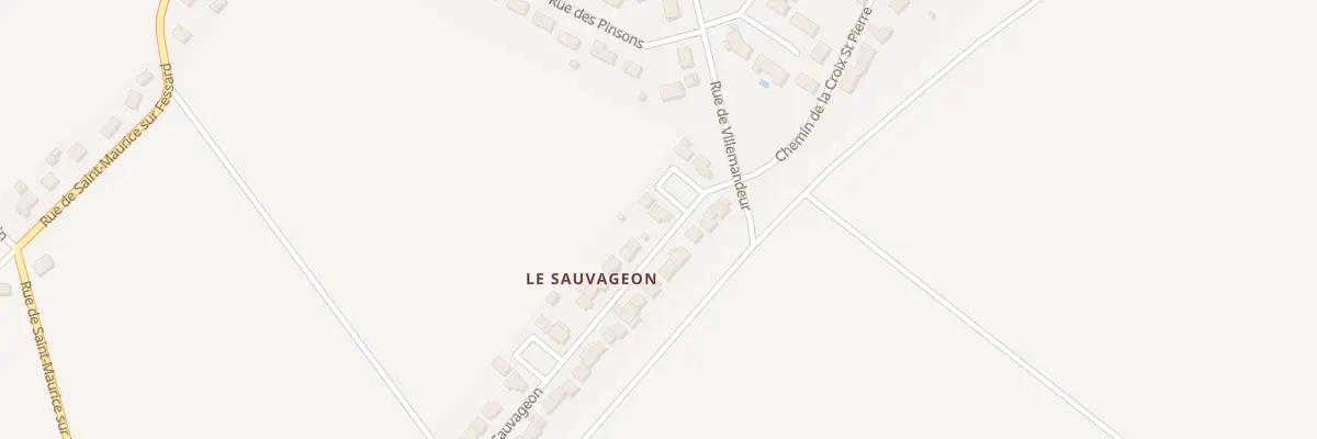 Plan du 50 Rue du Sauvageon à Pannes