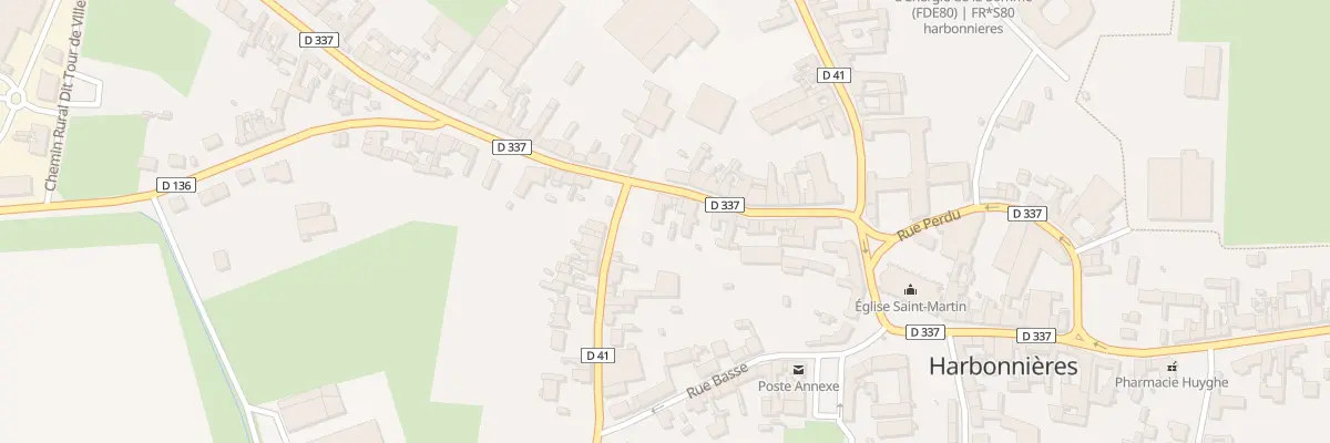 Plan du 9 Rue Raoul Defruit à Harbonnières