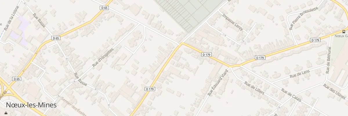 Plan du 68 Rue de Sailly à Nœux-les-Mines