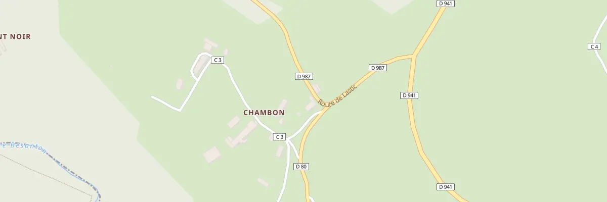 Plan du 4 Chambon à Pontaumur