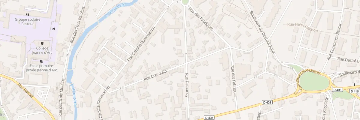 Plan du 17 Rue Delaunoy à Melun