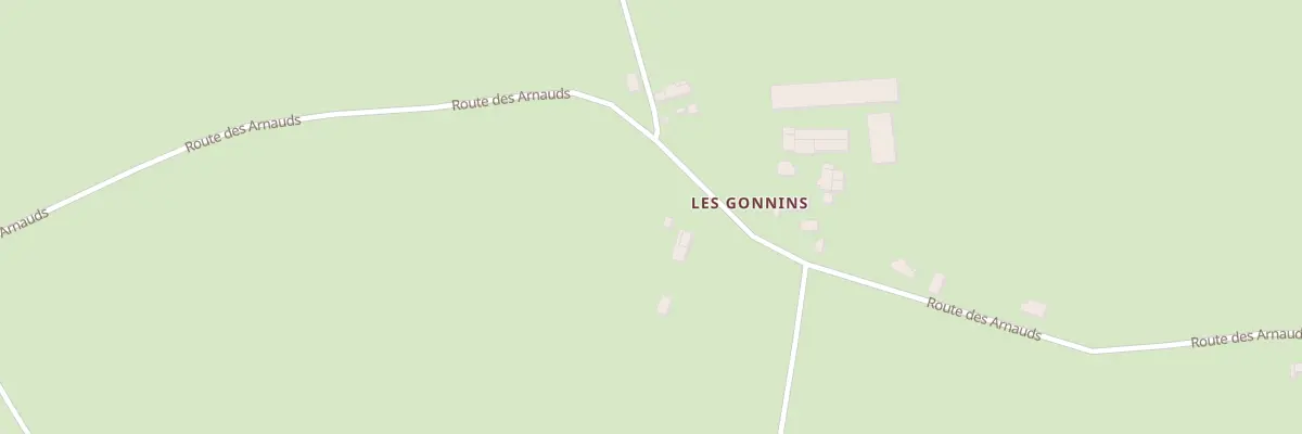 Plan du 155 Les Gonnins à Thaumiers