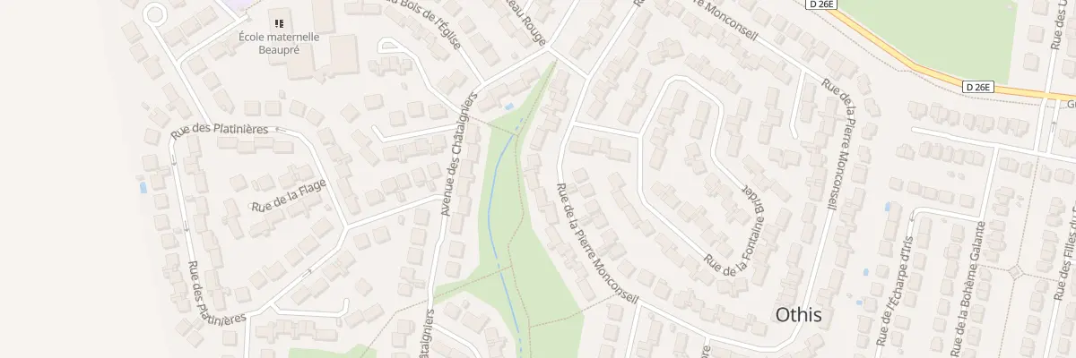 Plan du 16 Rue de la Pierre Mon Conseil à Othis