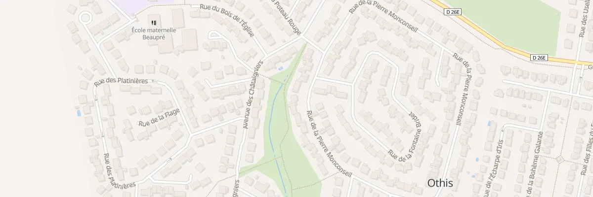 Plan du 14 Rue de la Pierre Mon Conseil à Othis