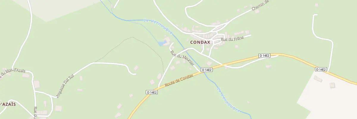 Plan du 6613F Hameau de Condax à La Salvetat-sur-Agout