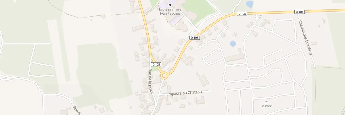 Plan du 3 Rue Adèle Claret à Villevaudé