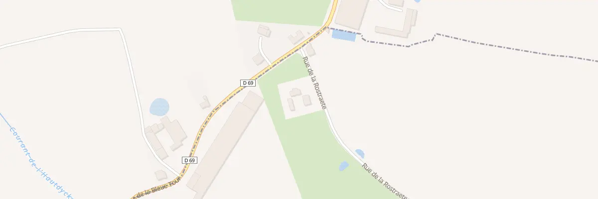 Plan du 2525 Rue de la Rostraete au Doulieu