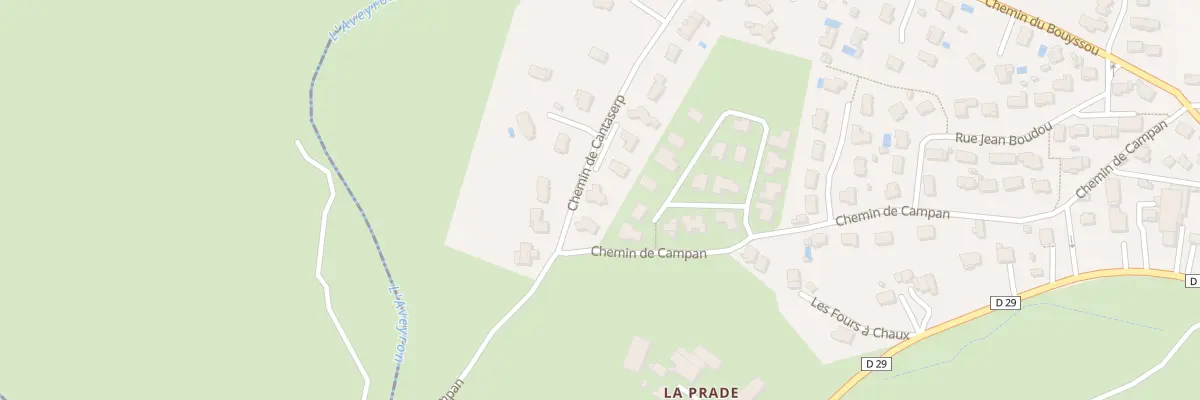 Plan du 17 Che de Cantaserp à Agen-d’Aveyron