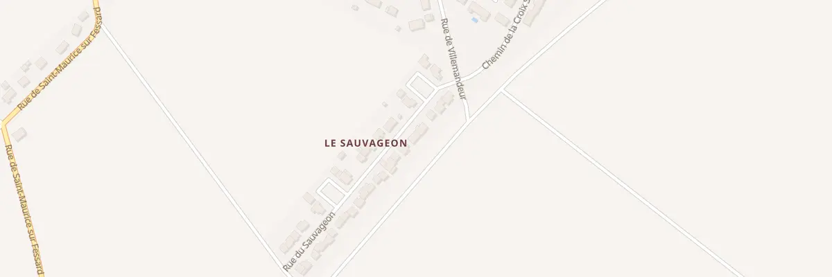 Plan du 89 Rue du Sauvageon à Pannes