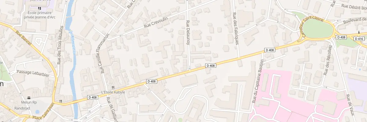 Plan du 5 Rue Delaunoy à Melun