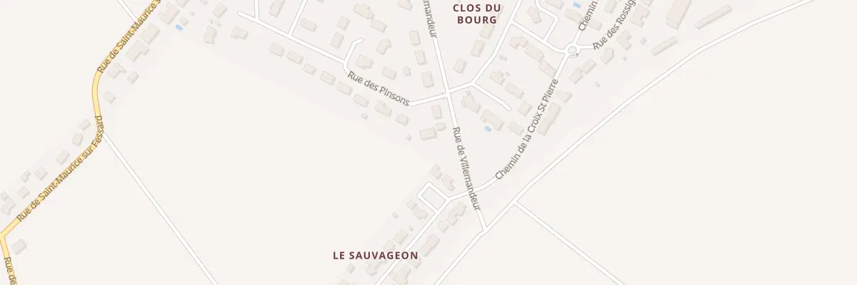 Plan du 384 Rue de Villemandeur à Pannes