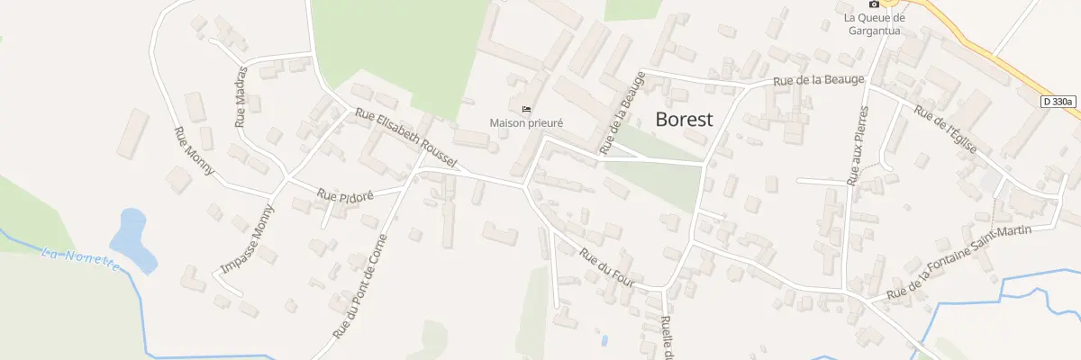 Plan du 7 Rue de la Ferme à Borest