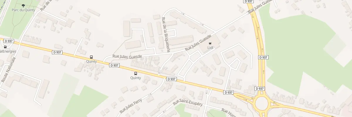 Plan du 5 Rue Jules Guesde à Beuvry