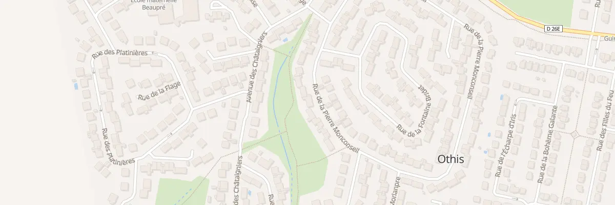Plan du 20 Rue de la Pierre Mon Conseil à Othis