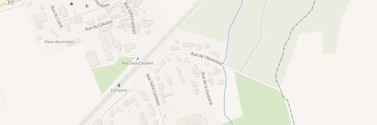 Plan du 7 Rue de l’Abreuvoir à Compans