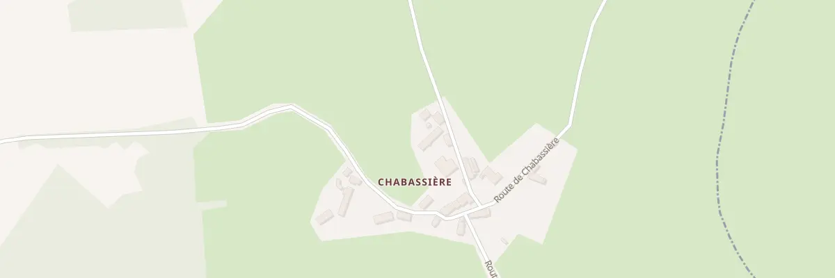 Plan du 5016 Chabassiere à Charensat