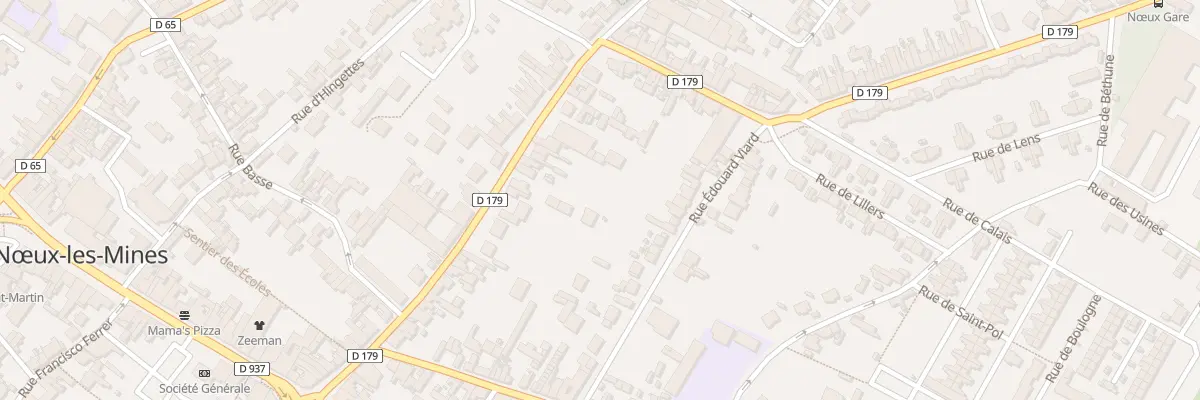 Plan du 42 Rue de Sailly à Nœux-les-Mines
