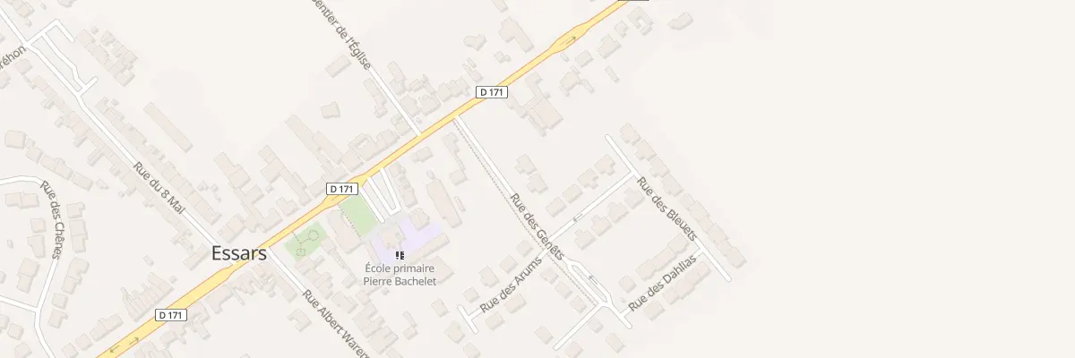 Plan du 6 Rue des Genets à Essars