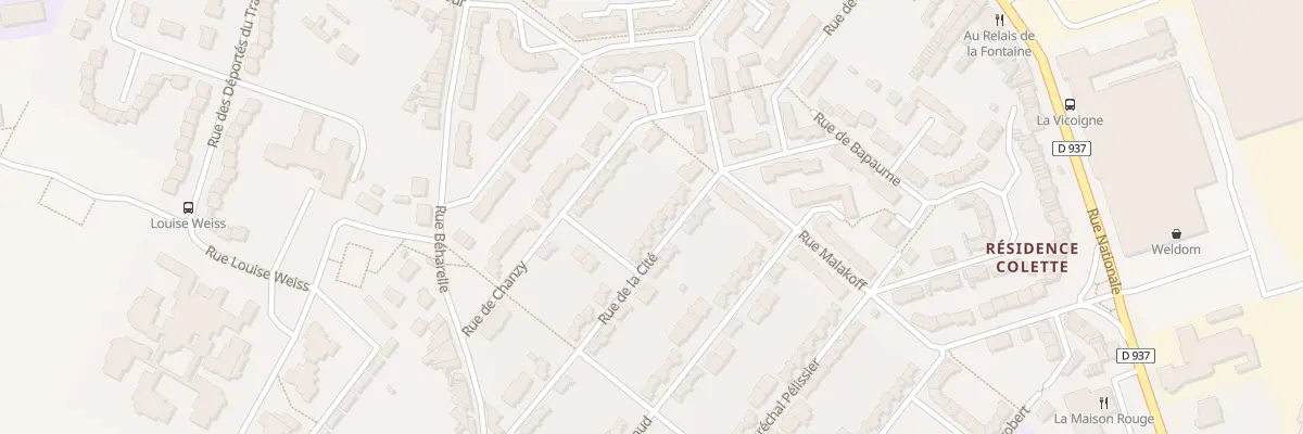Plan du 28 Rue de la Cité à Nœux-les-Mines