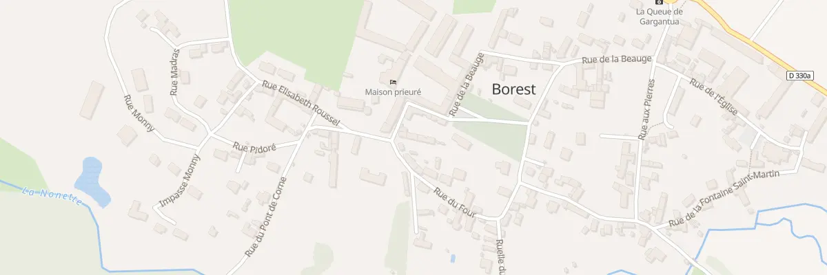 Plan du 9 Rue de la Ferme à Borest
