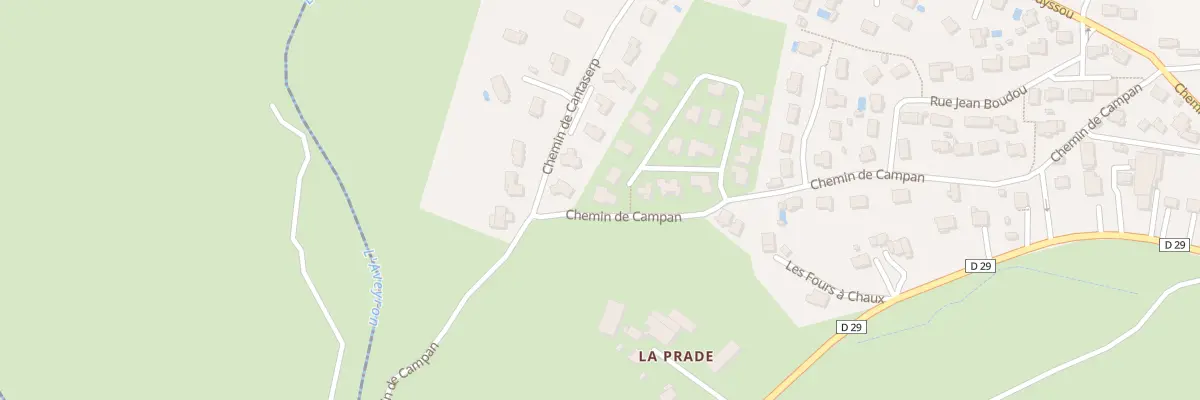 Plan du 4 Rue le Clos du Moulin à Agen-d’Aveyron
