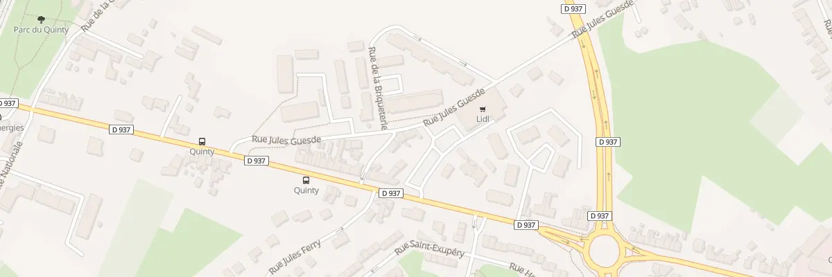 Plan du 9 Rue Jules Guesde à Beuvry