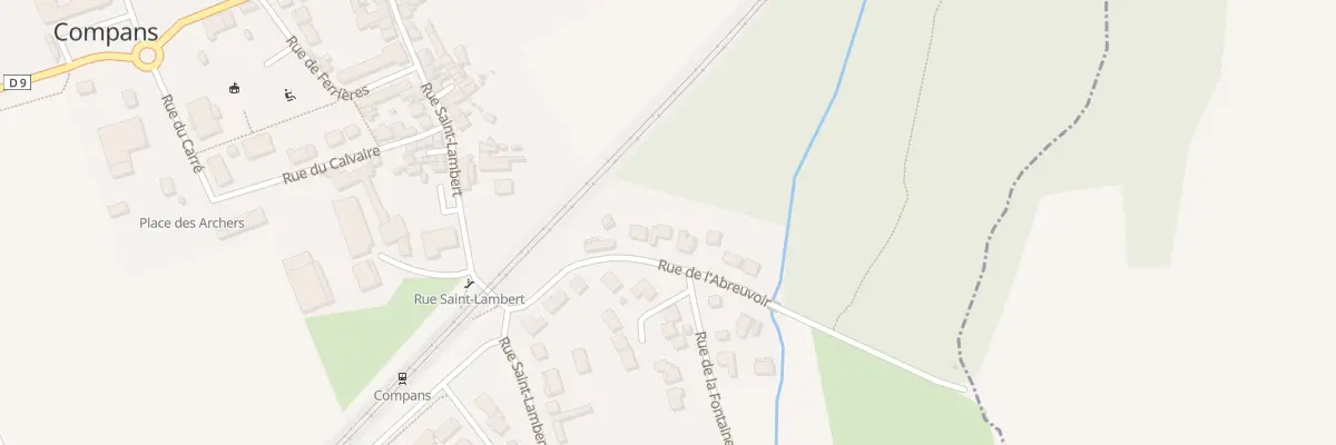 Plan du 8 Rue de l’Abreuvoir à Compans
