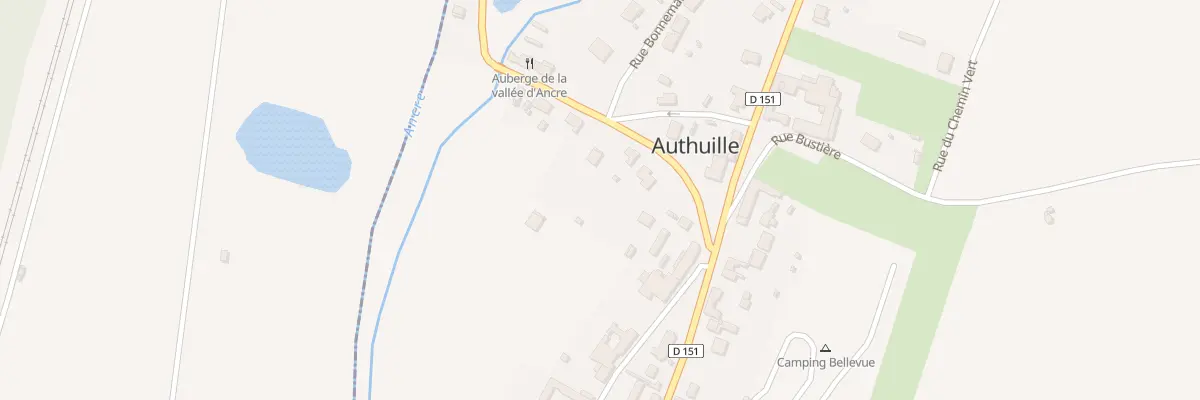Plan du 7 Rue du Moulin à Authuille