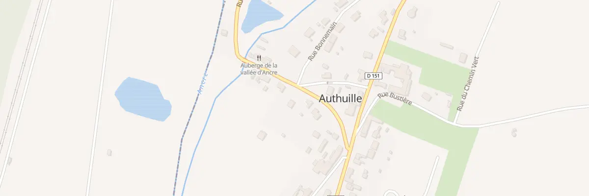 Plan du 9 Rue du Moulin à Authuille