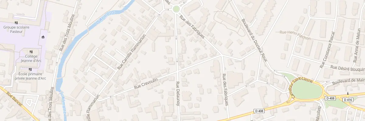 Plan du 18 Rue Delaunoy à Melun