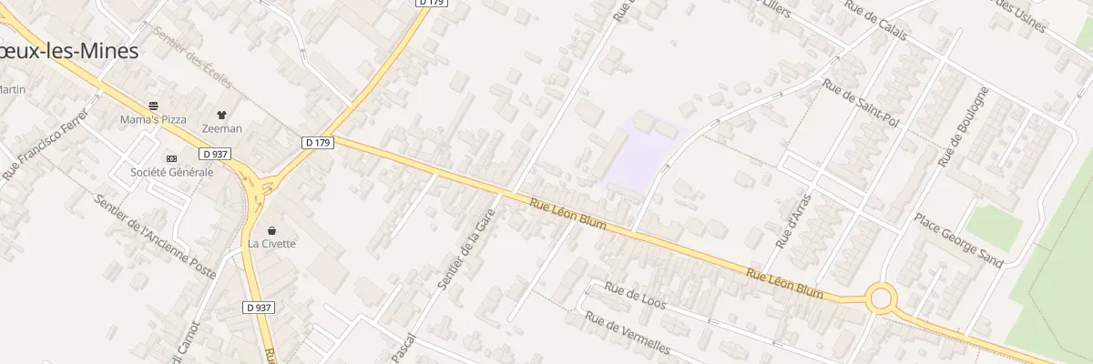 Plan du 47 Rue Léon Blum à Nœux-les-Mines