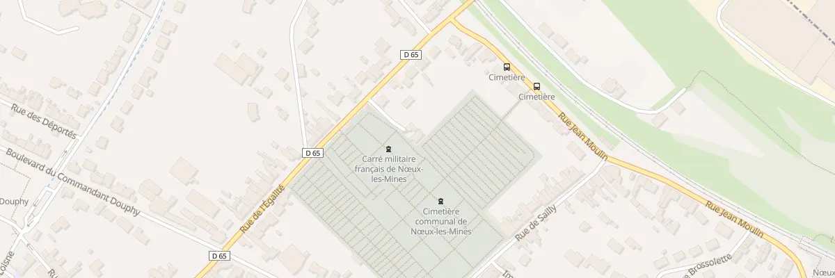 Plan du 65B Rue de l’Egalité à Nœux-les-Mines