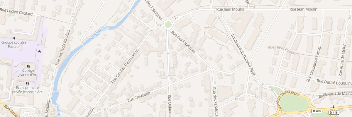 Plan du 26 Rue Delaunoy à Melun