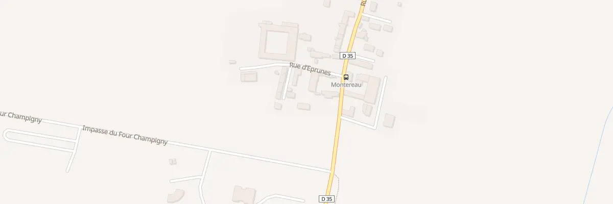 Plan du 7B Che d’Eprunes à Montereau-sur-le-Jard