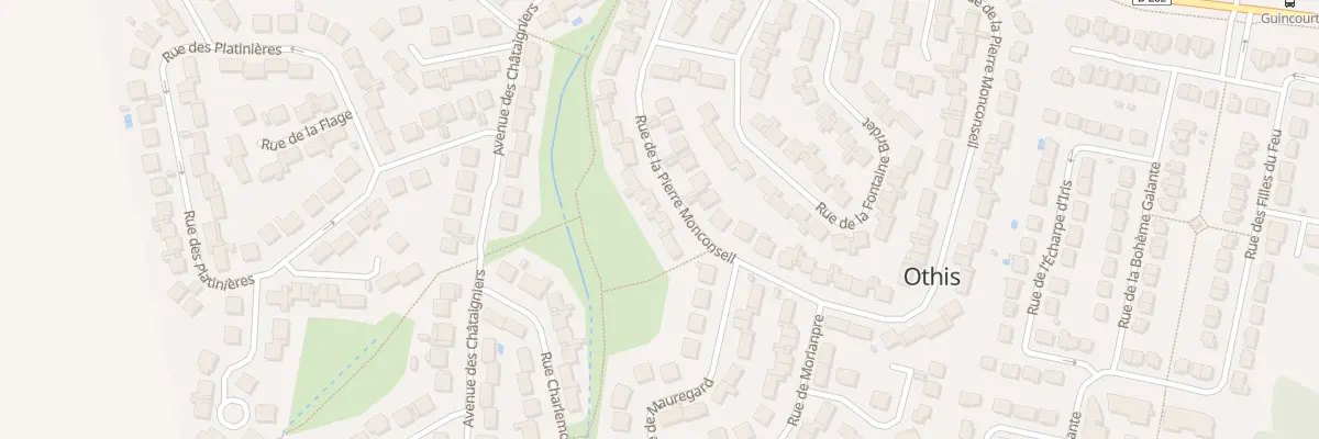 Plan du 28 Rue de la Pierre Mon Conseil à Othis