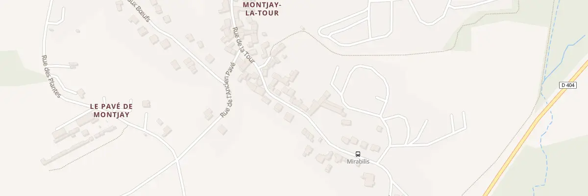 Plan du 35E Rue de la Tour à Villevaudé