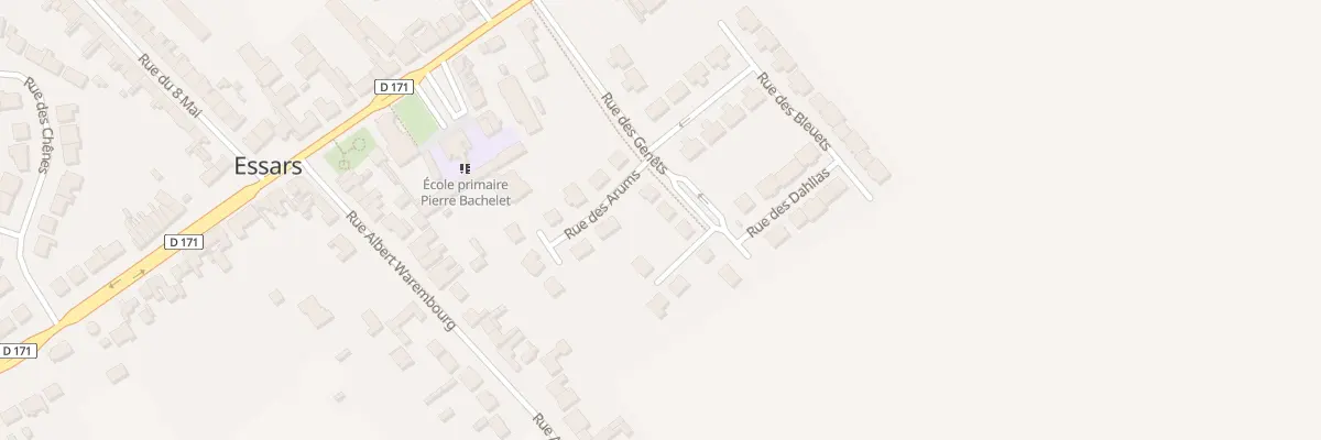 Plan du 3 Rue des Genets à Essars