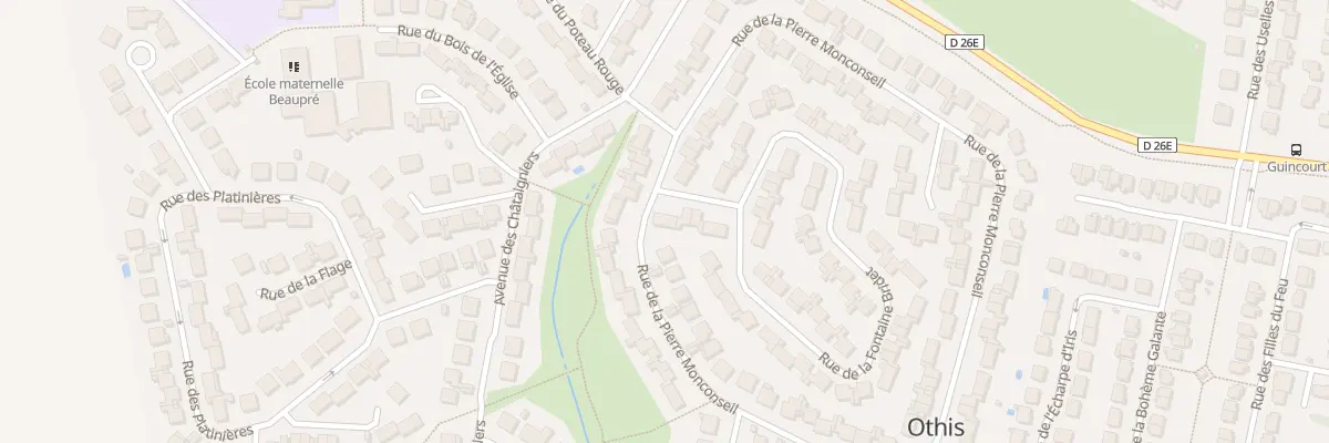 Plan du 5 Rue de la Pierre Mon Conseil à Othis