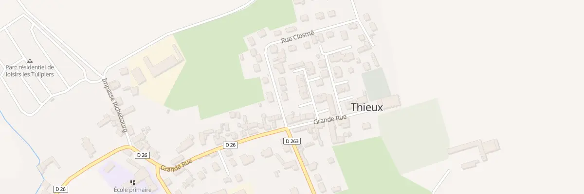 Plan du 2B Rue Closmé à Thieux